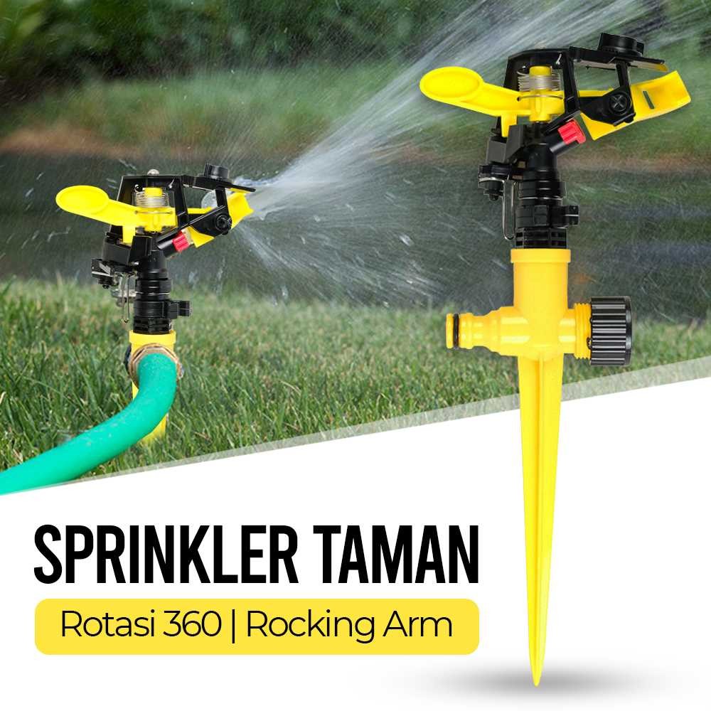 CSO SANON Alat Penyiram Tanaman Otomatis Taman Rotasi 360 Sprinkler - MR-14