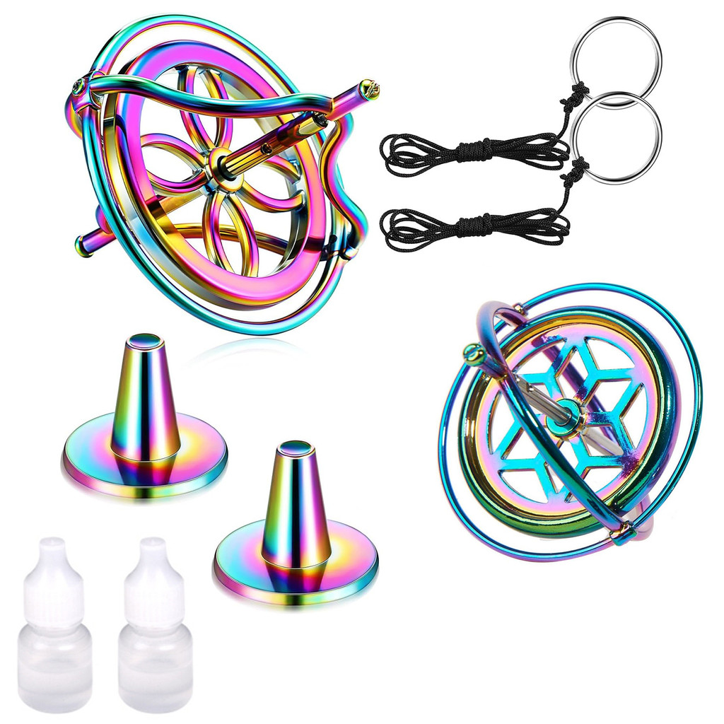Jual Self-balancing Gyroscope Anti-gravity Decompression Fidget Toy ...