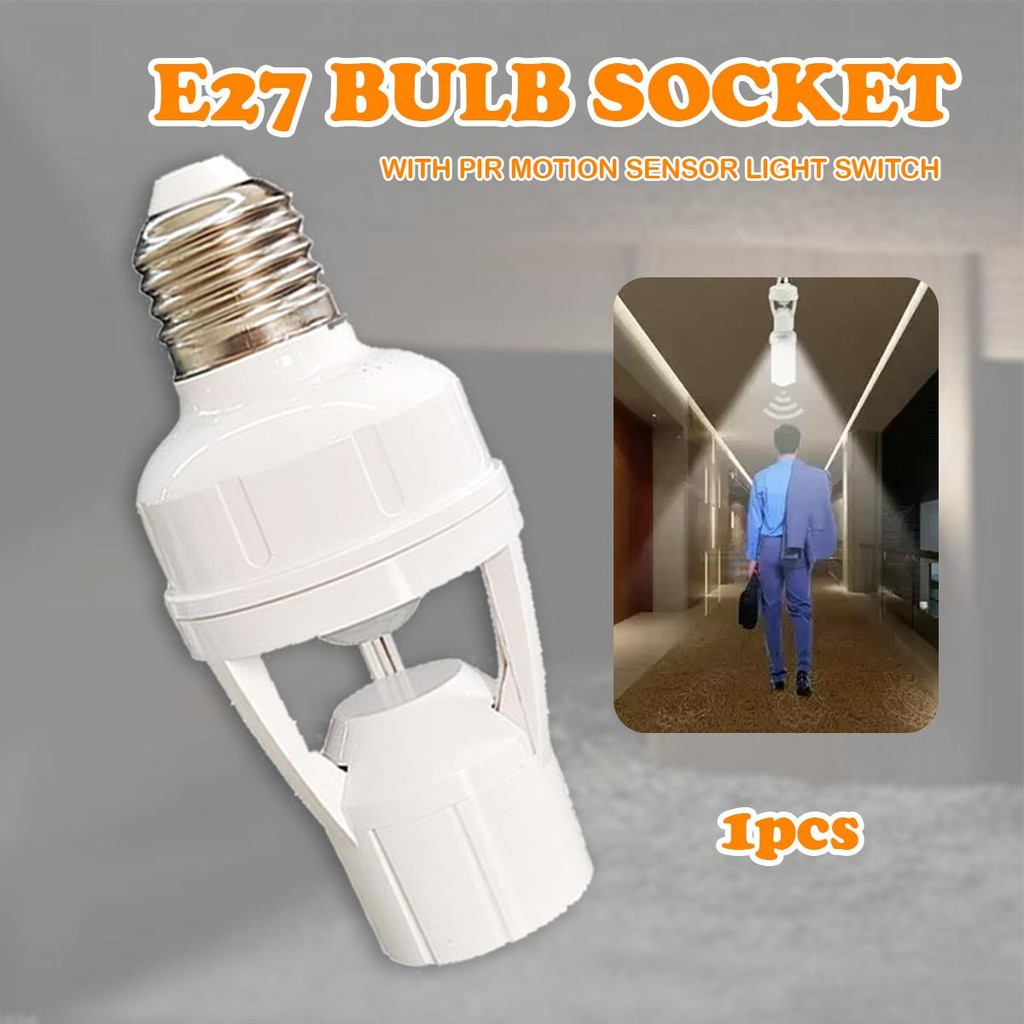 Jual E27 Smart Fitting Lampu Dengan Motion Sensor Gerak Otomatis ...