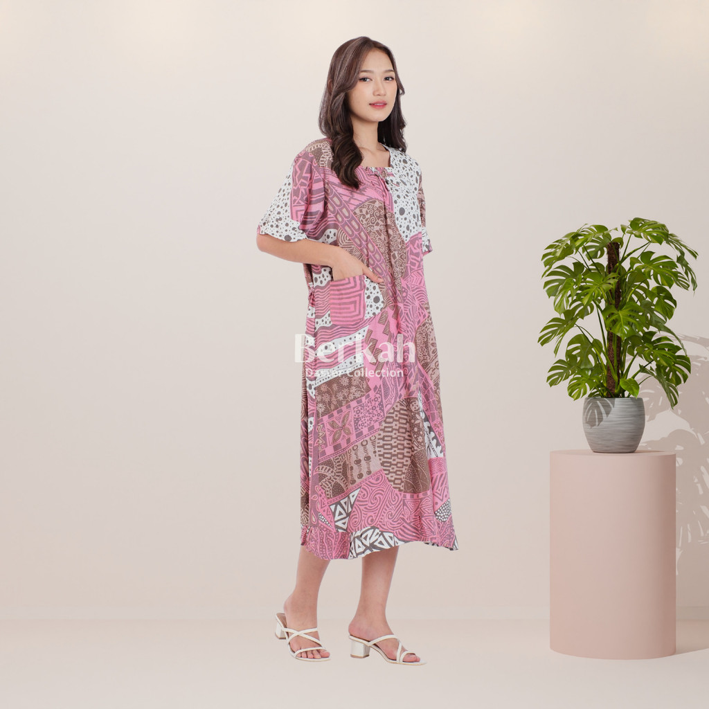 Daster Batik Rayon Karet Surya Teja Dss- 5