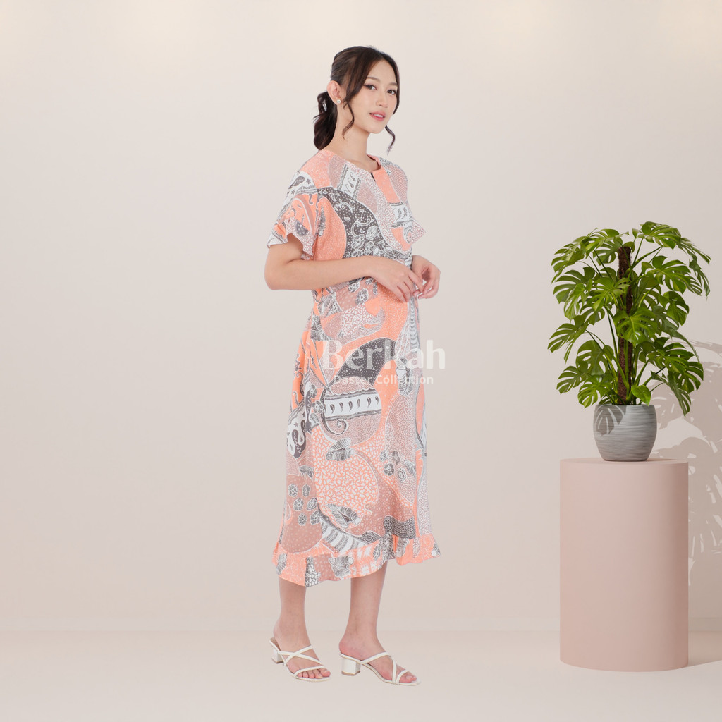 Daster Batik Rayon Busui Resleting Surya Teja 5
