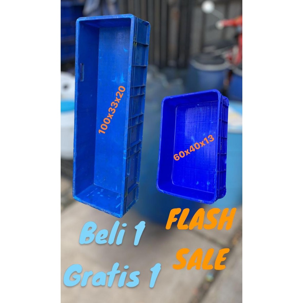 Jual BOX CONTAINER RABBIT/ KERANJANG INDUSTRI RAPAT RABBIT 6688 - BOX ...