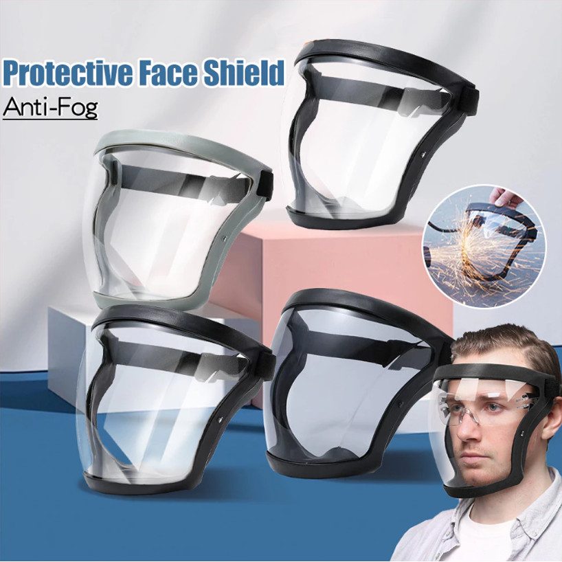 Jual Super Protective Face Shield Anti-Fog Full Face High-Definition ...