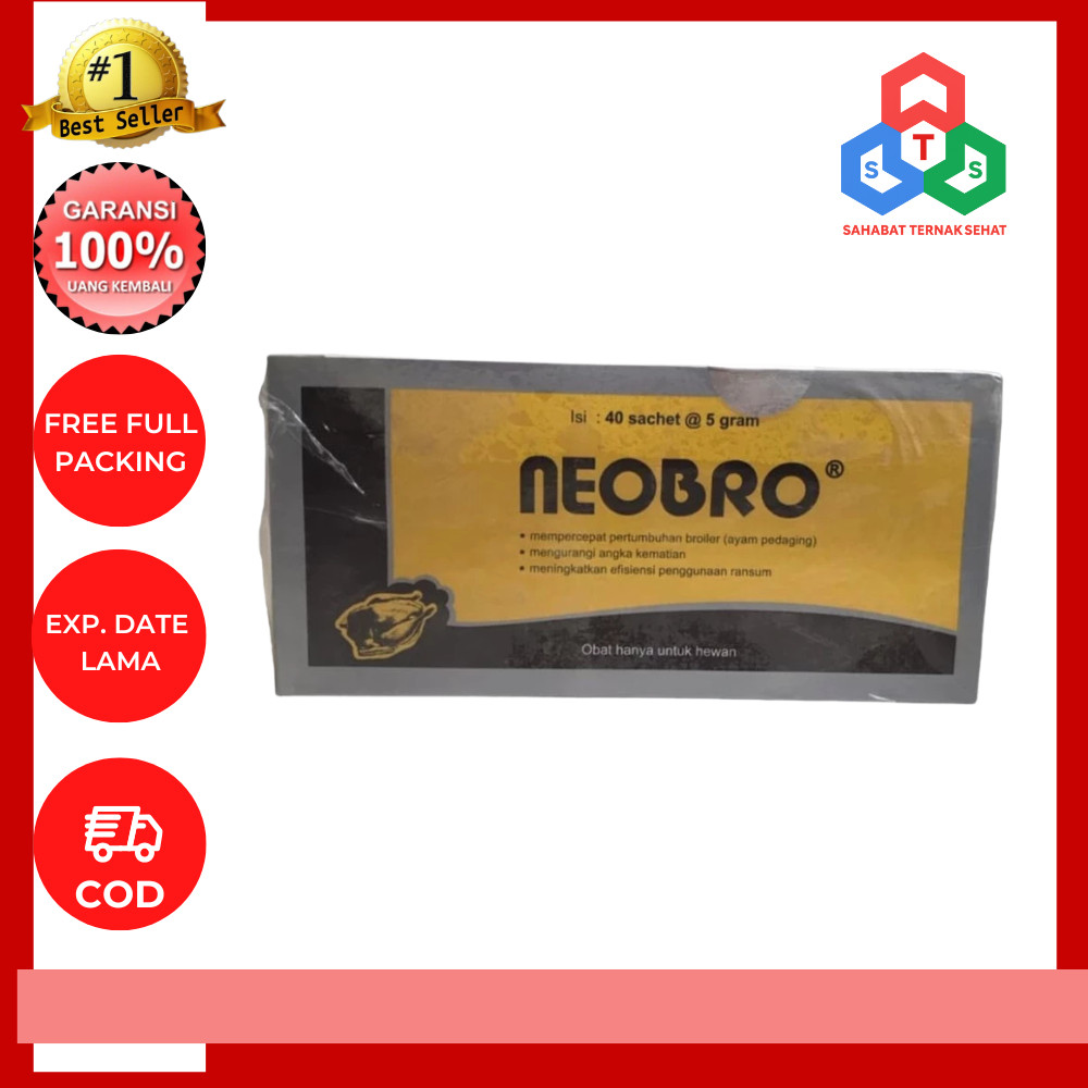 Jual Neobro 1 Box isi 40 Sachet @ 5 Gram Multivitamin Penambah Nafsu ...