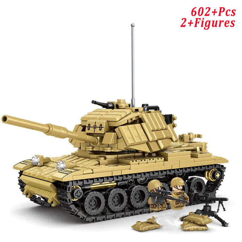Jual WW2 Military US Army M60 Patton Main Battle Tank Vehicle Building ...