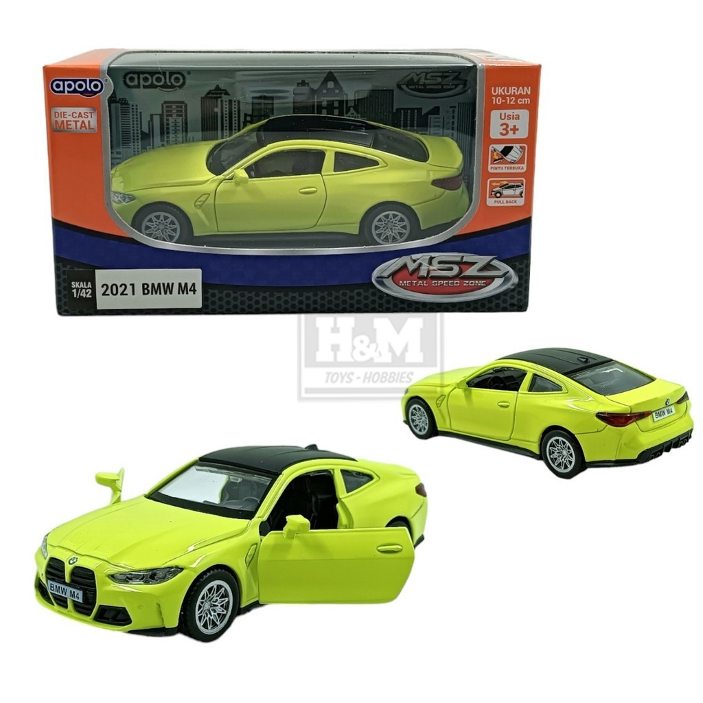 Jual MSZ 2021 BMW M4 - Hijau Muda | Shopee Indonesia