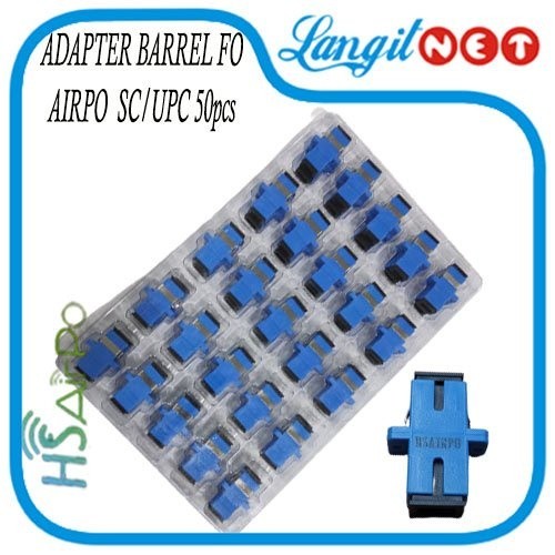 Jual HS AIRPO ADAPTER BARREL CONNECTOR SC UPC 1 PACK ISI 50 UNIT ...