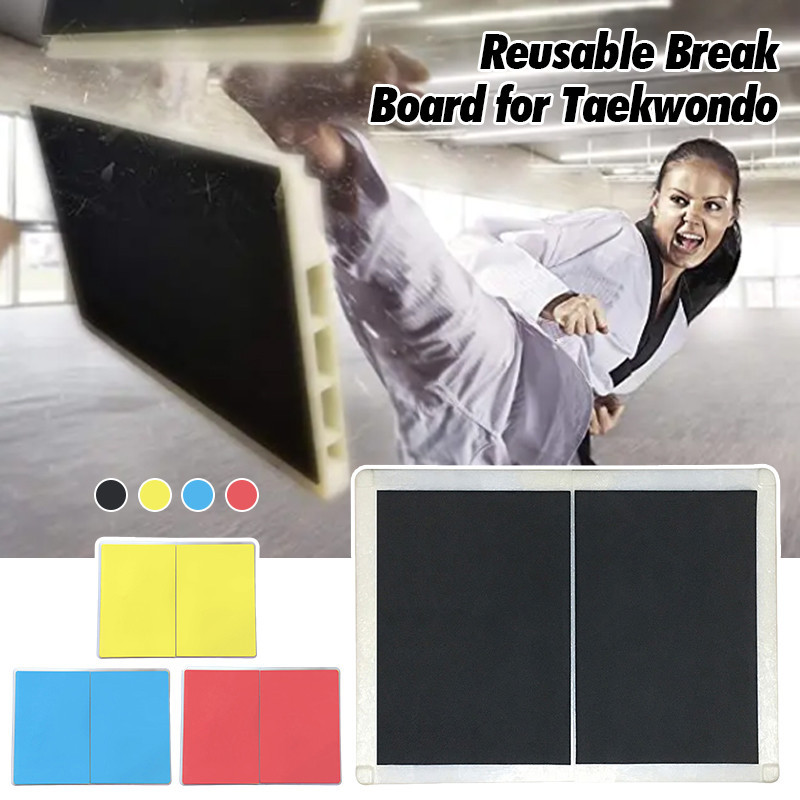 Jual Taekwondo Break Board High Strength Plastic Reusable Training Performance Kicking Board Professional Board Karate Martial Arts I.1290908784
