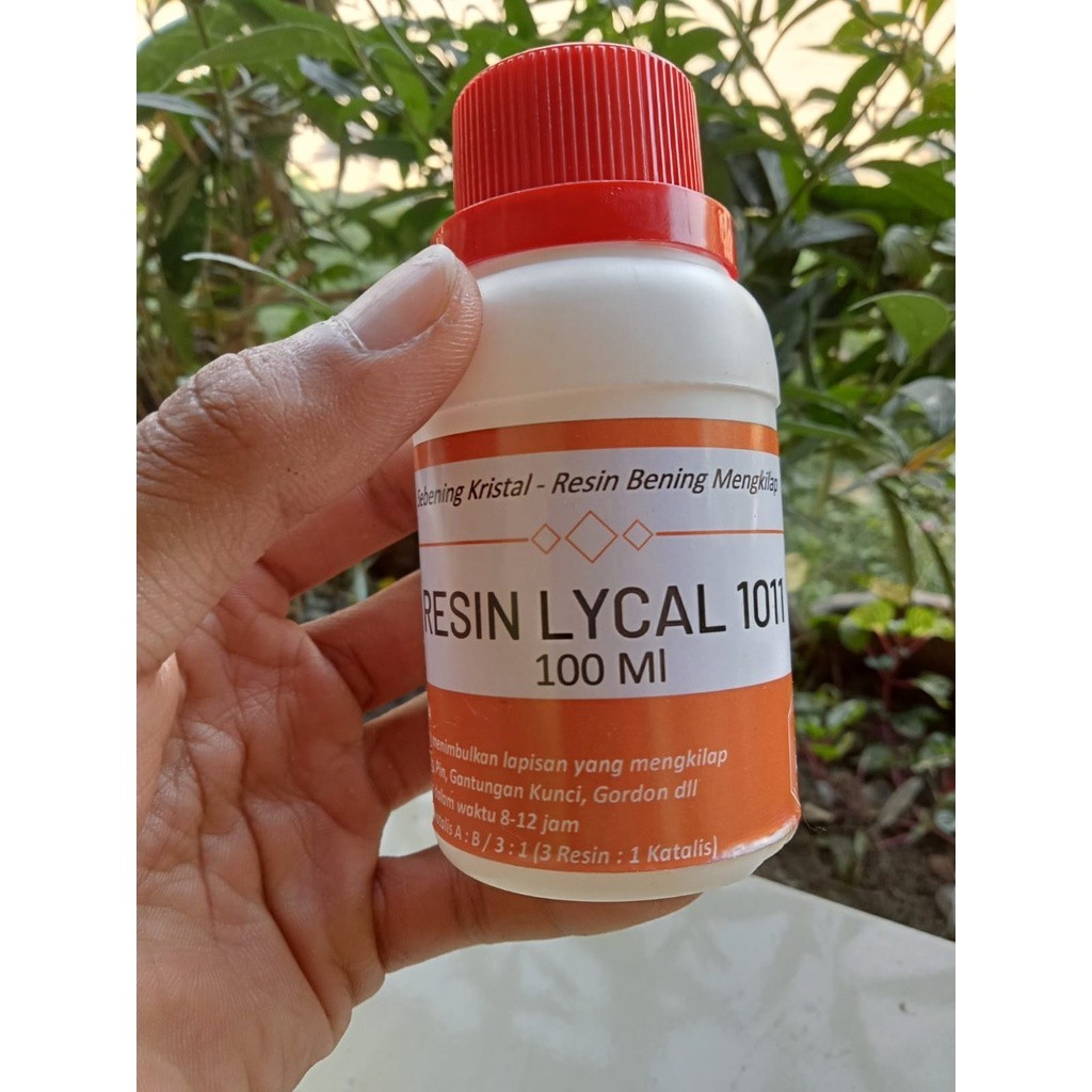 Jual Resin Bening Lycal 1011 Keras Bening UNTUK NAME TAG PIN MEDALI ...