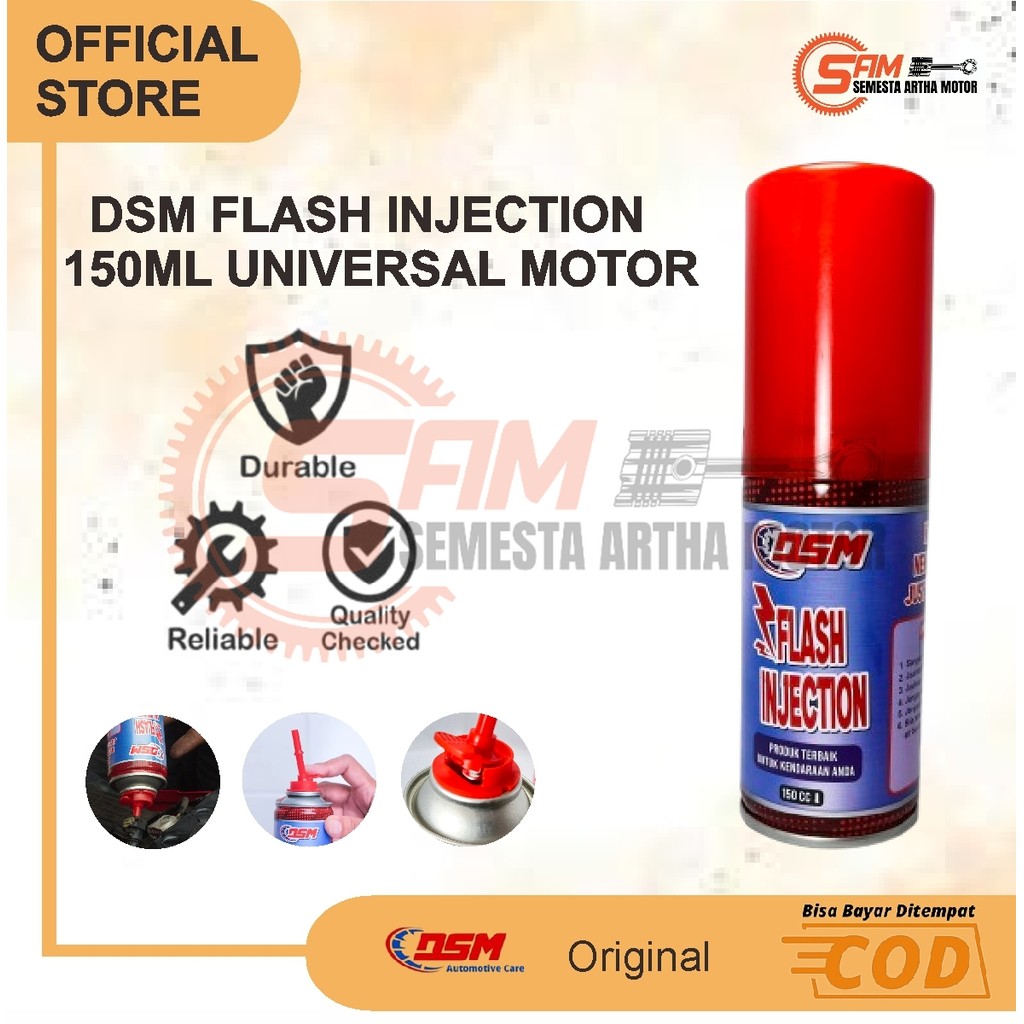 Jual DSM Flash Injection Injector 150ML Cleaner pembersih injector ...