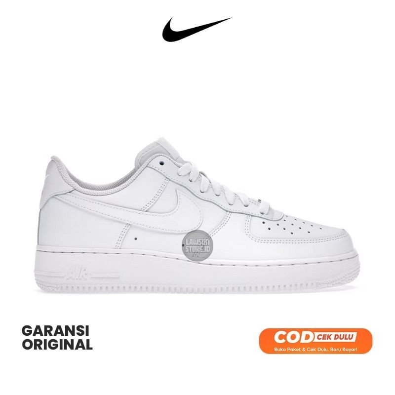 Jual Sepatu Nike Air Force 1 '07 Low Triple White BNIB Pria Wanita ...
