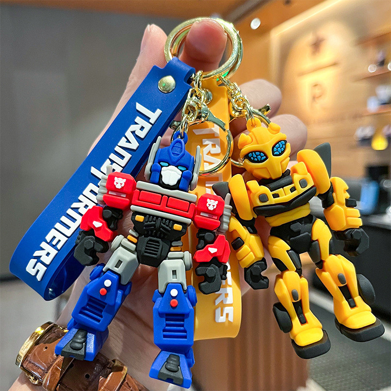 Jual Gantungan Kunci Transformers Optimus Prime Bumblebee Keychain ...