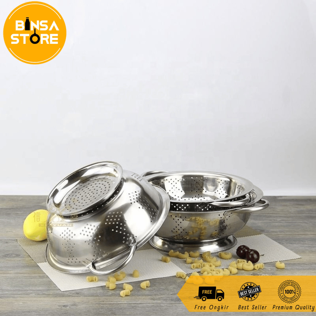 Jual Bakul Sangku Nasi Stainless Steel Tebal Besar Bakul Nasi Lubang ...