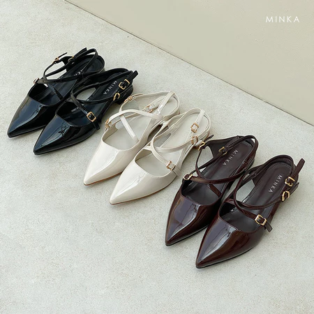 COTA Crossover Slingback Mules