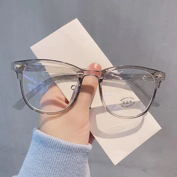JEW Kacamata Anti Cahaya Biru Transparent Frame Optik Anti Radiasi Komputer WanitaOutdoor