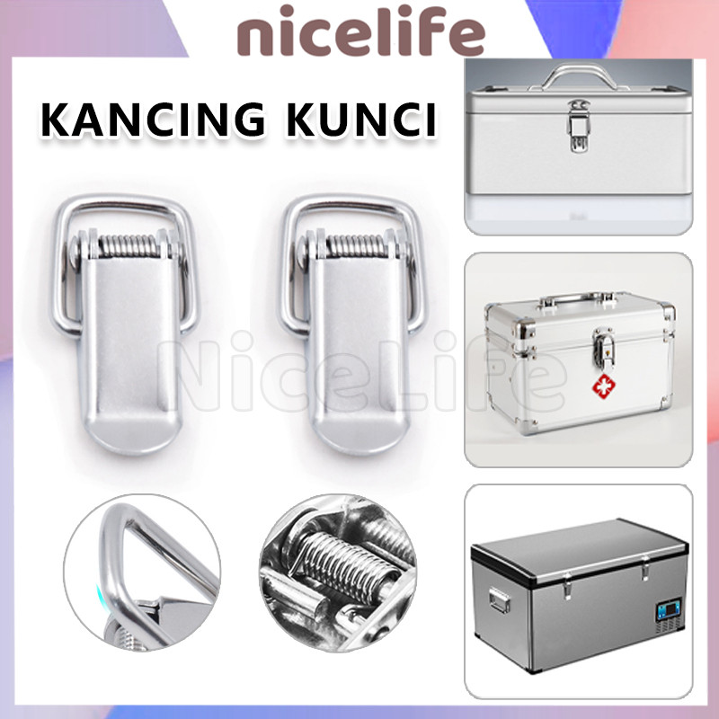 Jual Spring Lock Kancing Kunci / Spring Loaded Toggle Catch Hasp ...
