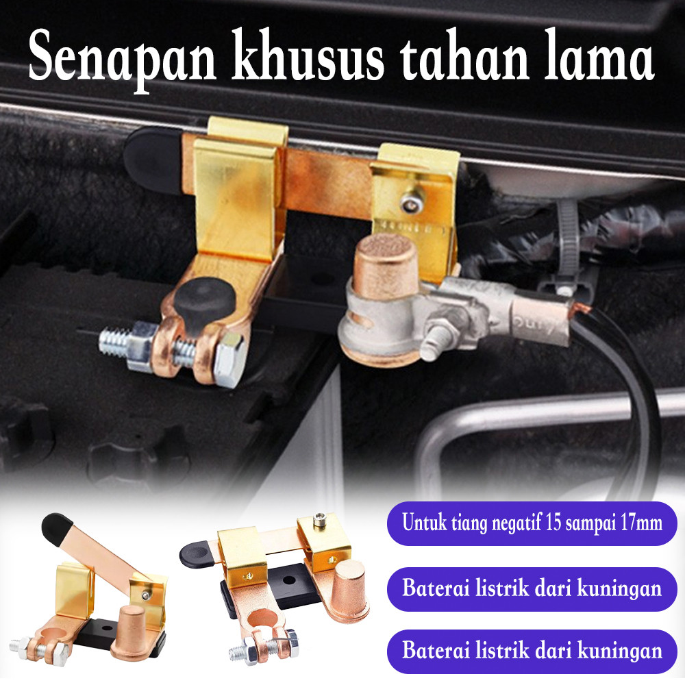 Jual Pemutus Arus Aki Mobil RV ATV Z410 Sakelar Pisau Daya Negatif ...