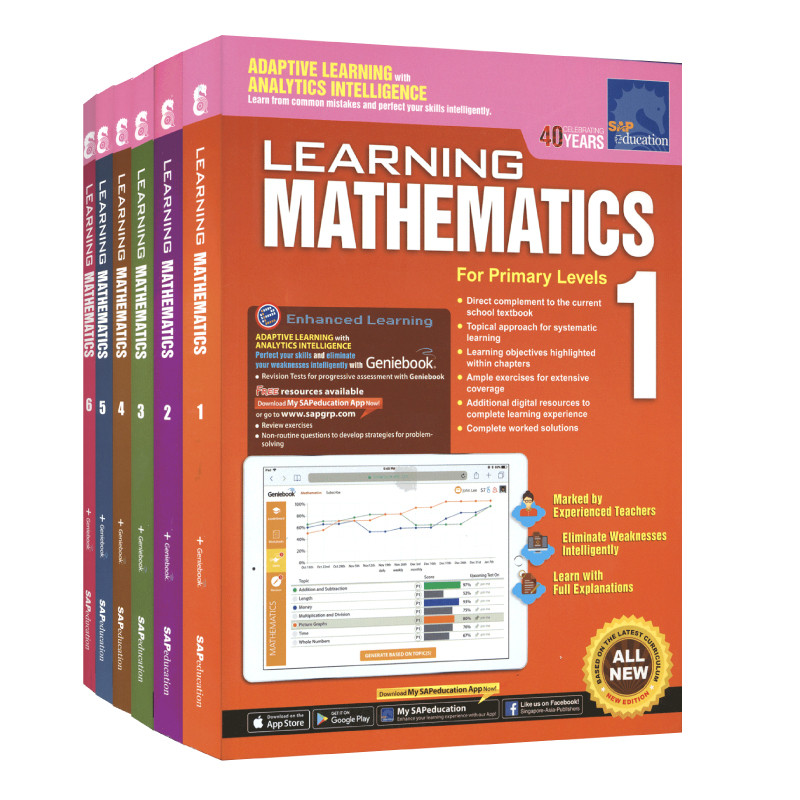 Jual Fascicle SAP Learning Mathematics Book Grade 1-6 Children Learn ...