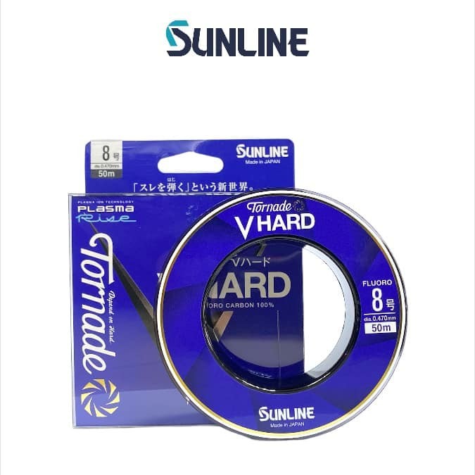 Baston Fluorocarbon Sunline Tornado V Hard Version 2 – 50m, 14lb, 0,310mm (neuf)