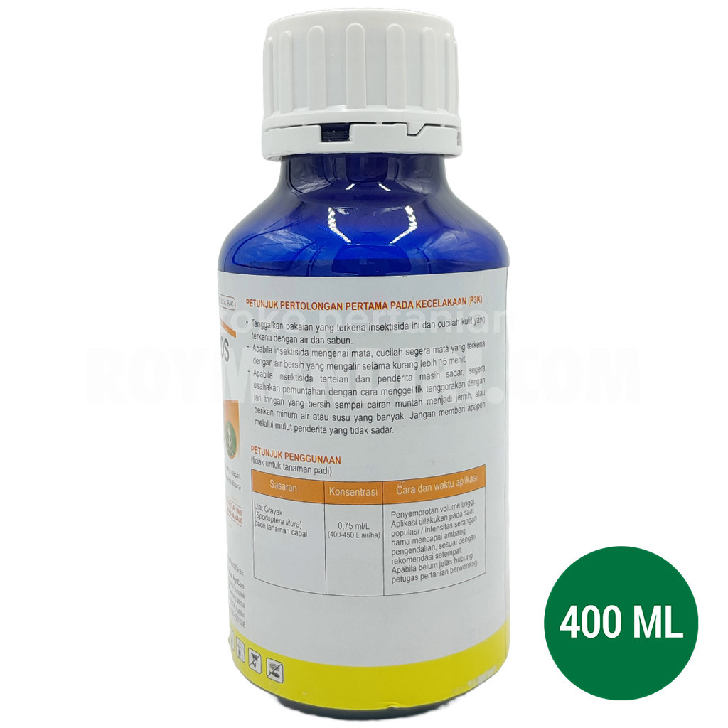 Jual Insektisida Ulat Grayak BM Cychlophos 500/50 EC @400 ml | Shopee ...