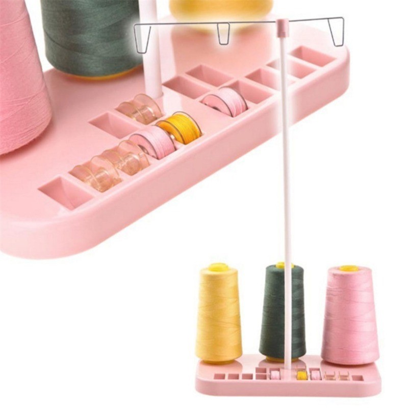 Jual Thread 3 Spool Holder Stand Rack Sew Quilting for Home Sewing ...