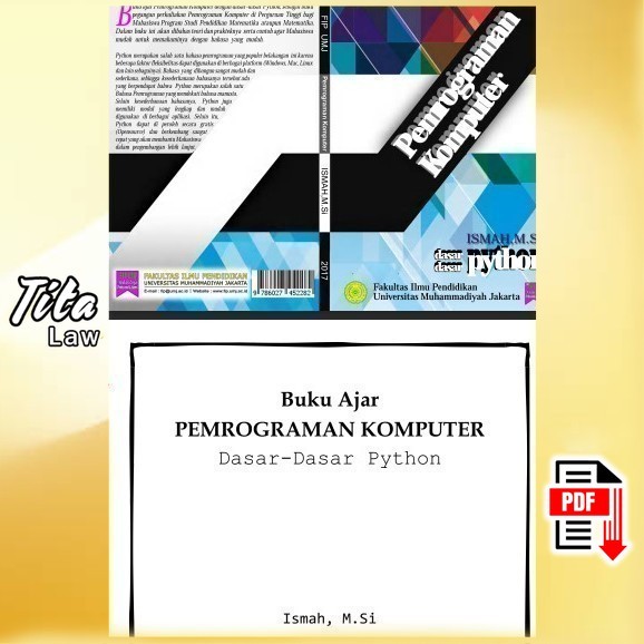 Jual Pemrograman Komputer Dasar-Dasar Python (B.Indo) | Shopee Indonesia