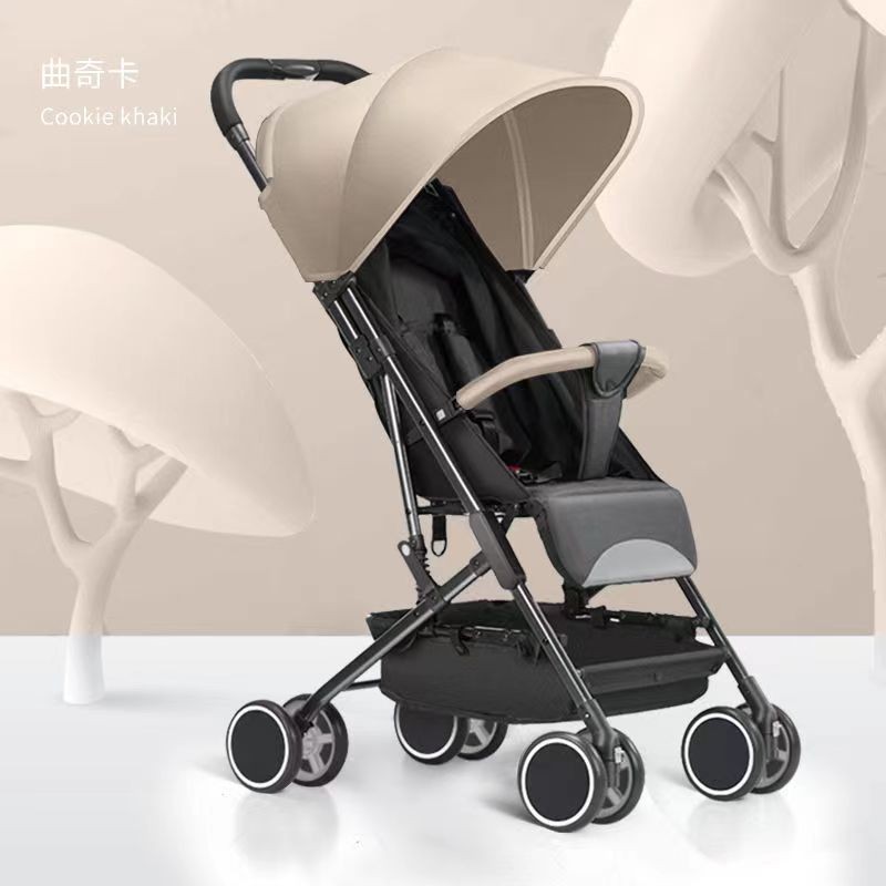 Jual Two-way ultra-light stroller can sit and lie simple one-button ...
