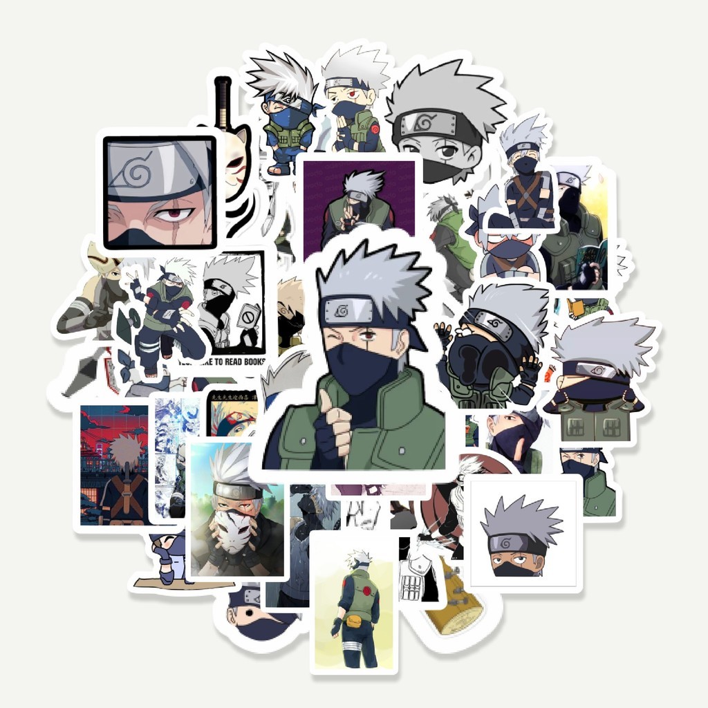 Jual Sticker Pack Stiker Anime Hatake Kakashi | Sticker TUMBLR | Stiker ...