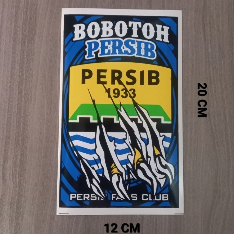 Jual Stiker PERSIB Bandung Vinyl Ukuran 12 × 20 Cm | Shopee Indonesia