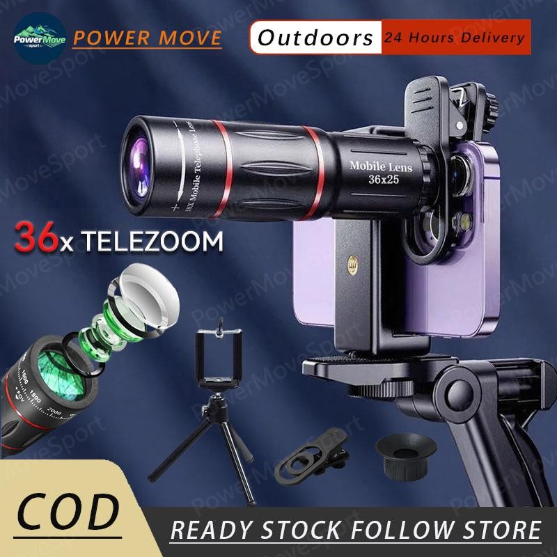 Jual 36x Zoom Lensa Tele Zoom / Lensa Ponsel Portabel /Cocok Untuk ...