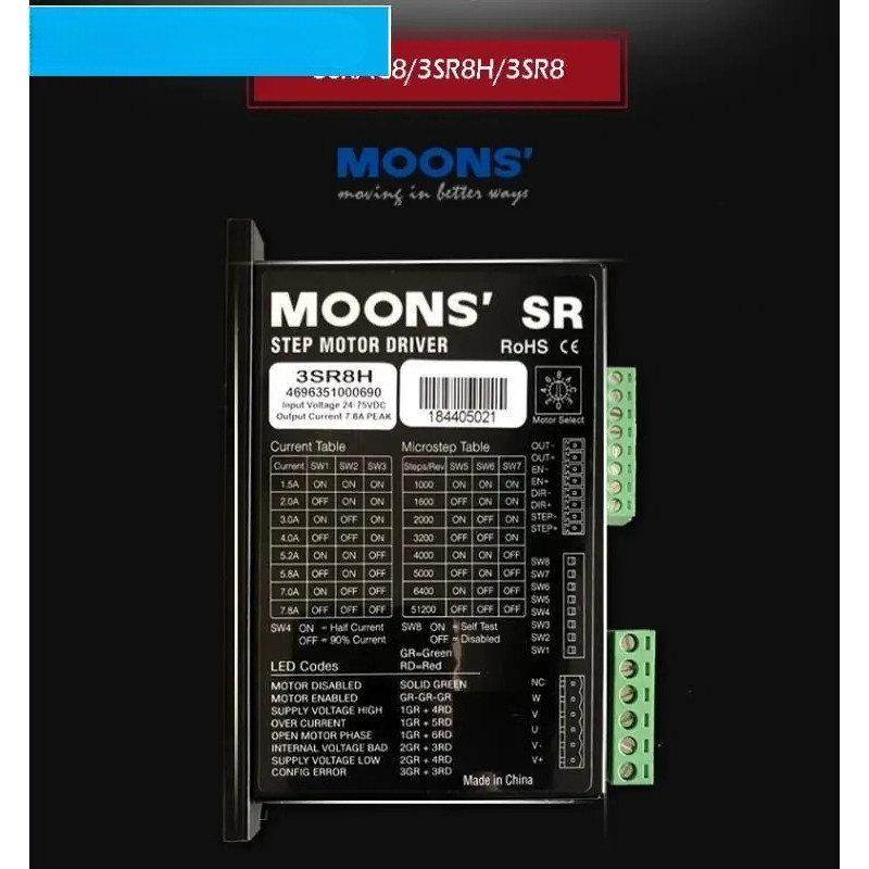Jual MOONS three-phase stepper motor driver 3SR8H | Shopee Indonesia