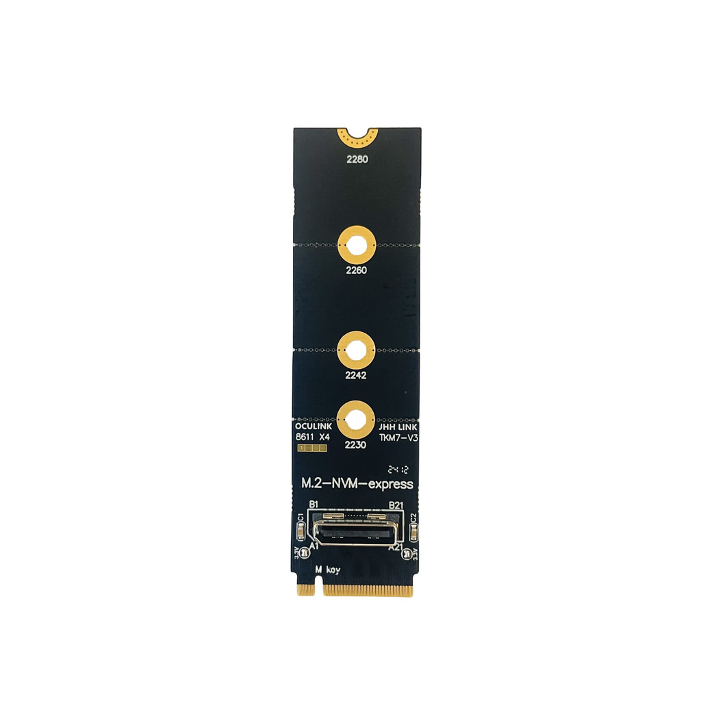 Jual For M.2 NVME to Oculink Female GPU Dock SFF-8612 Adapter PCI-E X4 ...