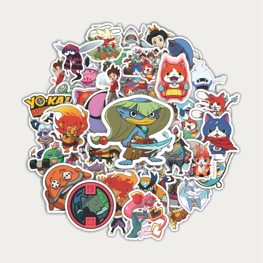 Jual Sticker Pack Stiker Game Series Yokai Watch Mix 2 | Sticker TUMBLR ...