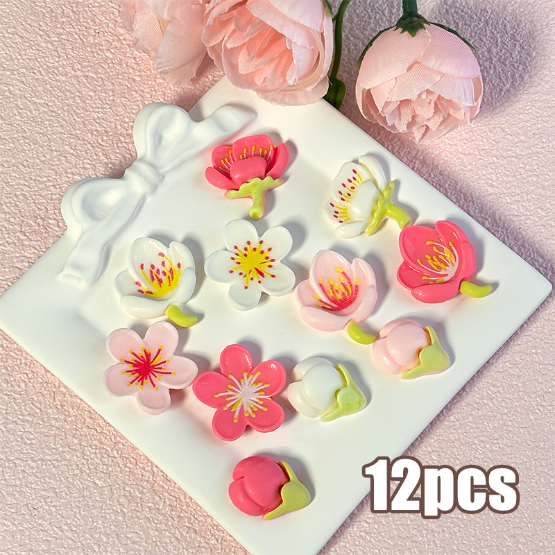 Jual 12pc Resin Karakter Bunga Sandal Aksesoris Hiasan Papan Pesan ...