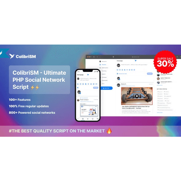 Jual ColibriSM – The Ultimate Social Network PHP Script | Shopee Indonesia