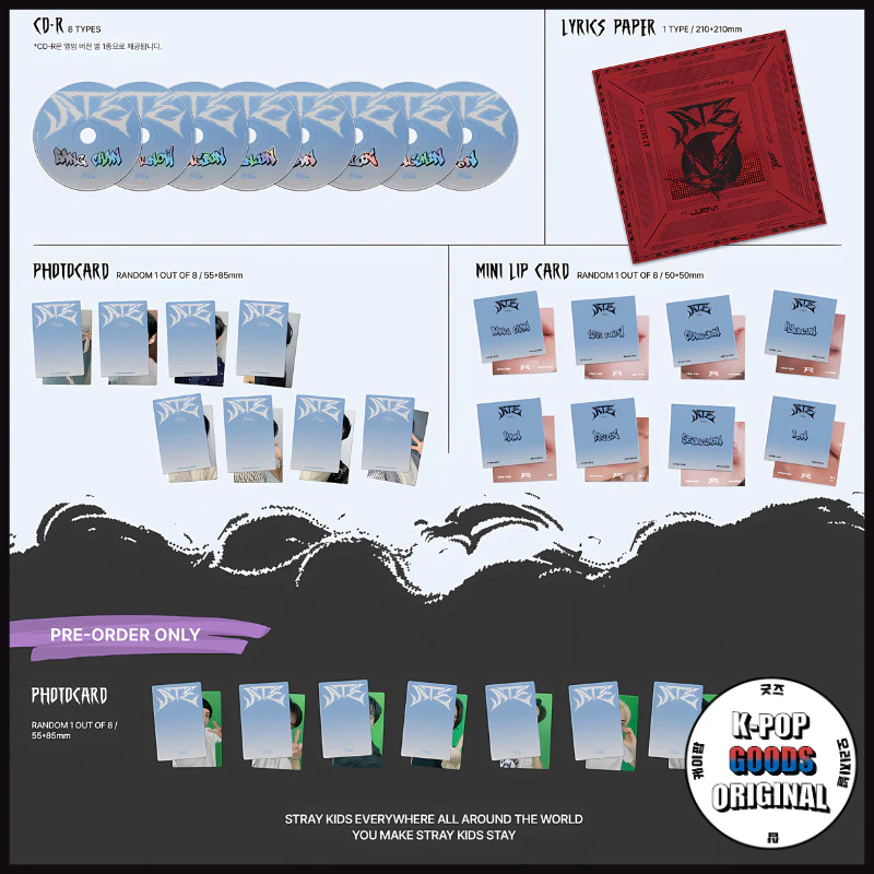 [READY STOCK] STRAY KIDS - ATE (ACCORDION VER.) ALBUM