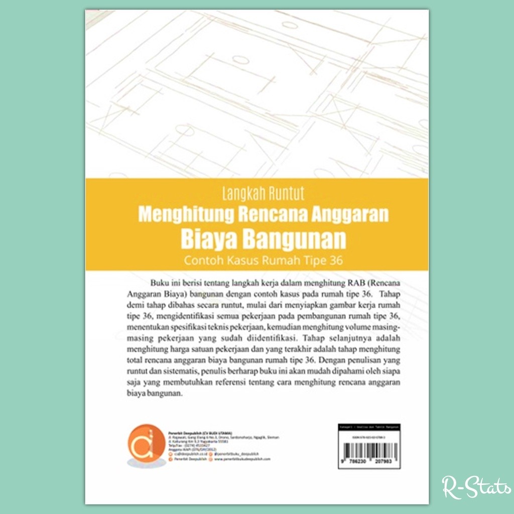 Jual Buku Cara Menghitung RAB - Langkah Runtut Menghitung Rencana ...
