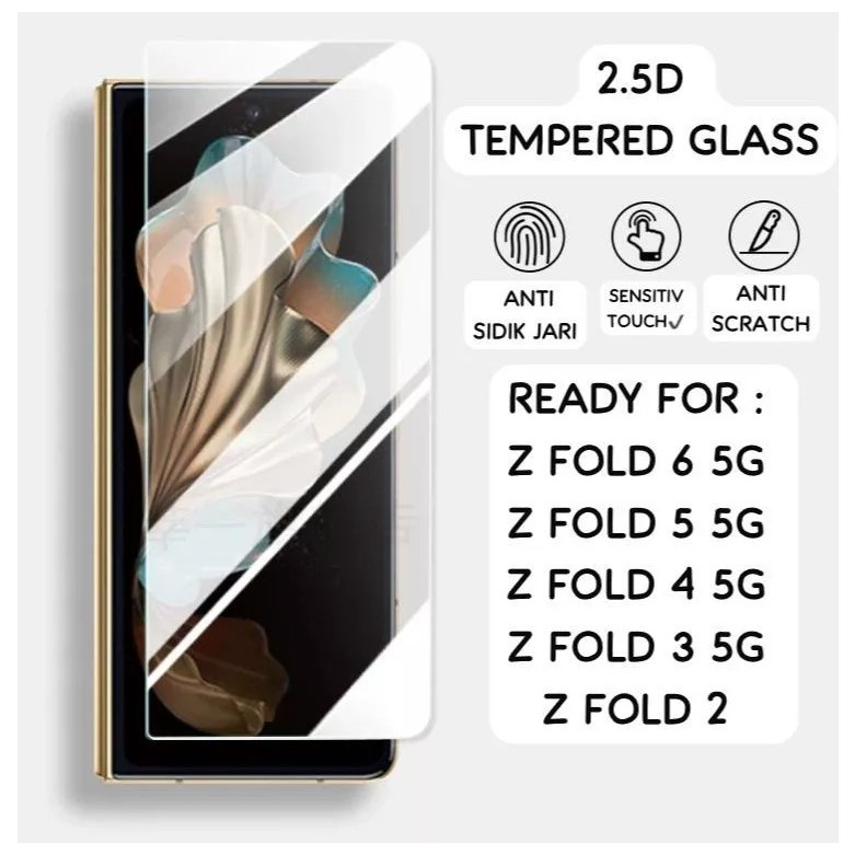 Jual Tempered Glass Samsung Galaxy Z Fold Antigores Full Protector Screen Protector