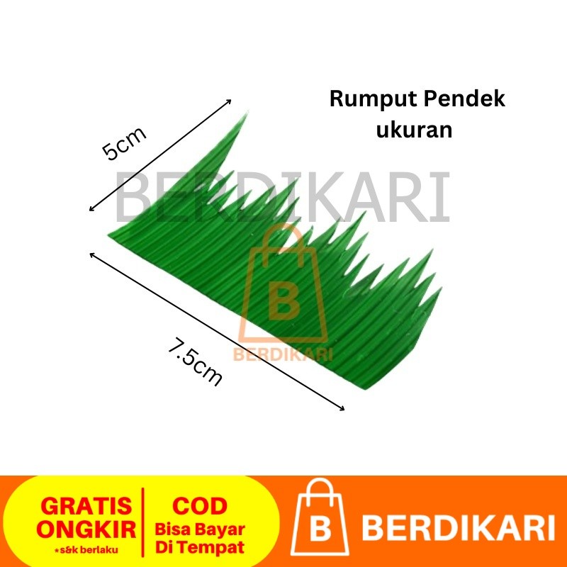 Jual Berdikari 10 Lembar Rumput Sushi Hias Bento Sushi Partisi Sekat ...