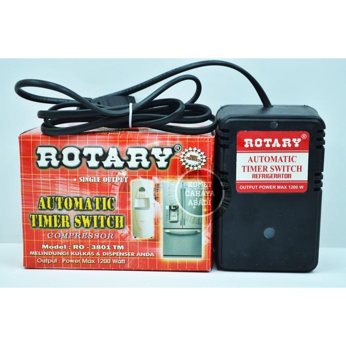 Jual Automatic Timer Switch / Timer Switch RO-3801TM Rotary | Shopee ...
