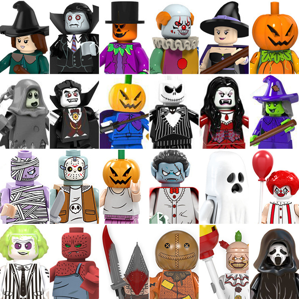 Jual Halloween Horror Movie Series Building Blocks The Shining Silent ...