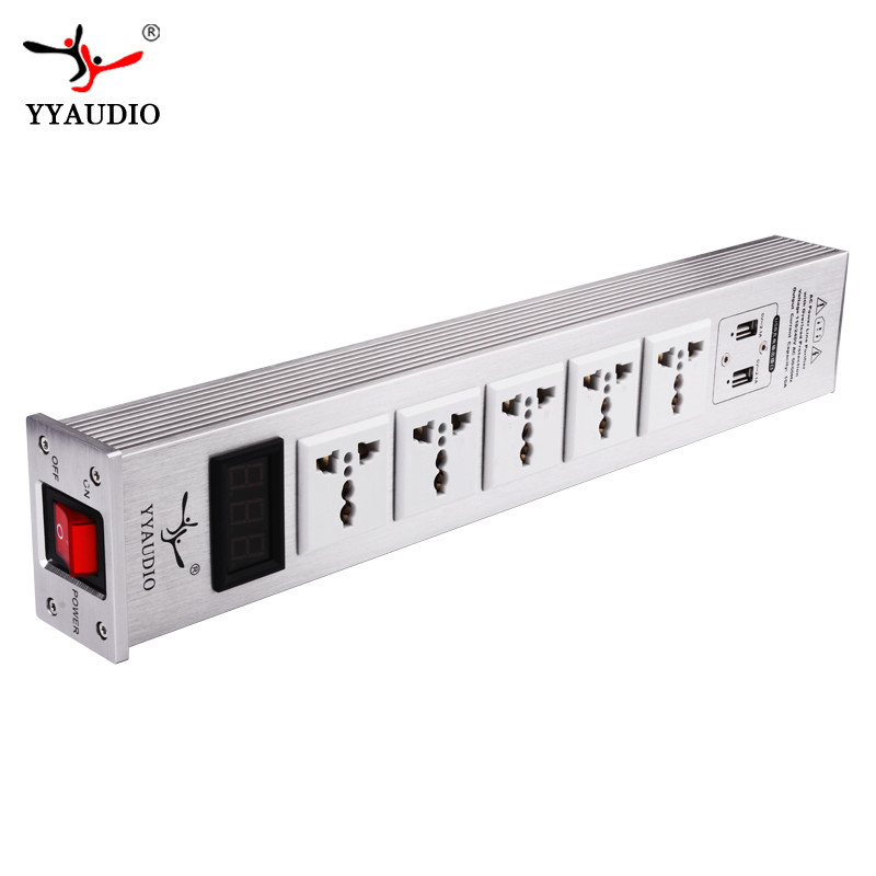Jual 5-position AC Socket 15A 50-60KHz Hi-End Hifi Theater Audio AC ...