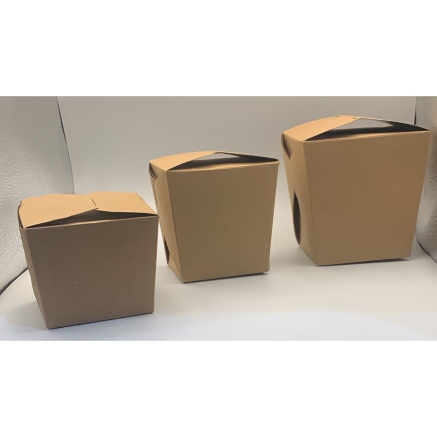Jual HCS - Food Pail Kraft Small Medium Large / Rice Box Kraft / Rice ...