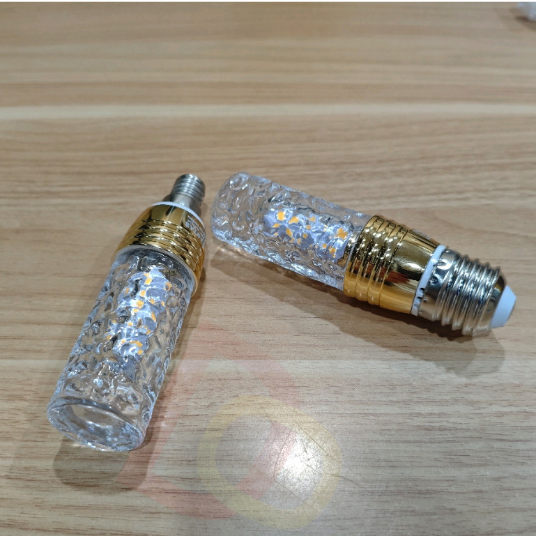Jual Lampu Led 12w 3warna E14/E27 lampu halogen Crystal lampu bohlam ...