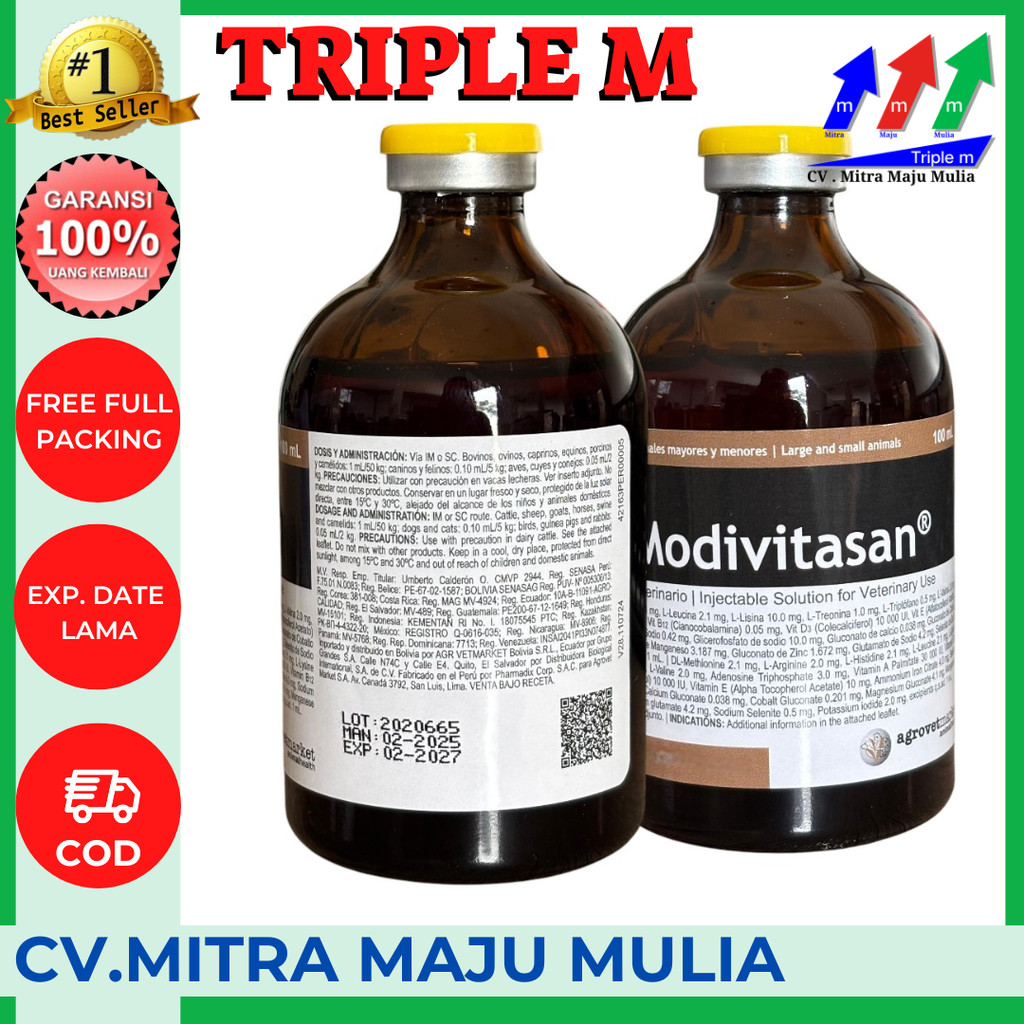 Jual Modivitasan 100ml - Multivitamin lengkap beserta asam amino ...