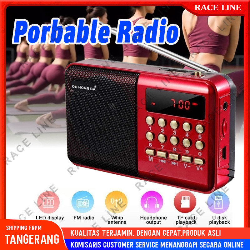 Jual Radio Murotal Digital Bluetooth FM Mini Speaker MP3 Player ...