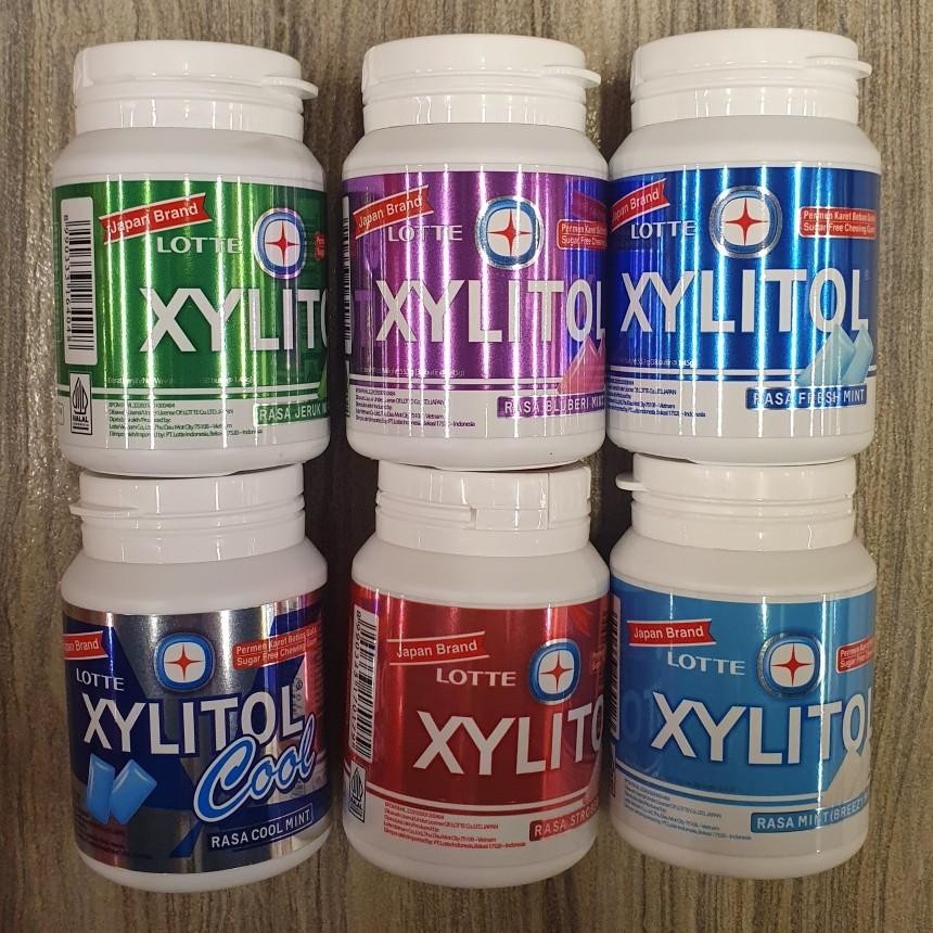 Jual Lotte Xylitol Per Box ( Isi 12 ) Permen Karet Sugar Free 58gr Rasa ...