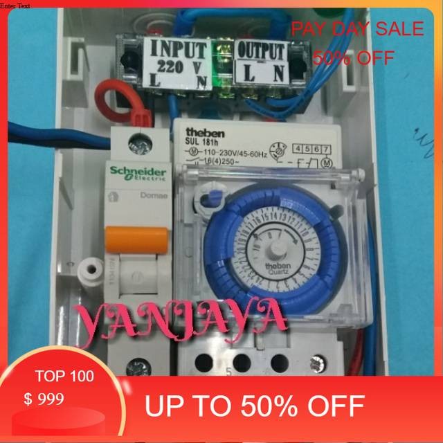 Jual PANEL TIMER THEBEN SUL181H PANEL TIMER LAMPU OTOMATIS 24JAM ...