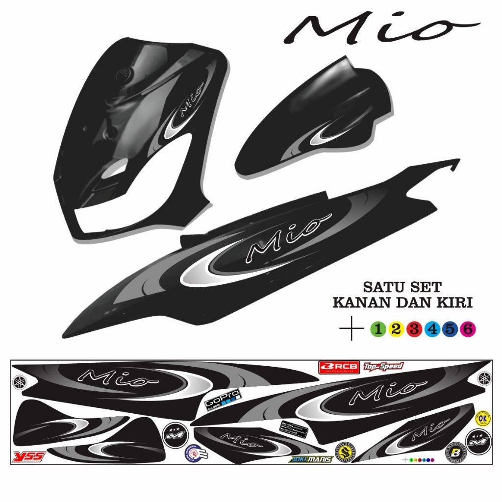 Jual STRIPING MOTOR MIO STRIPING MIO SMILE 110 / STIKER POLET MIO OLD ...