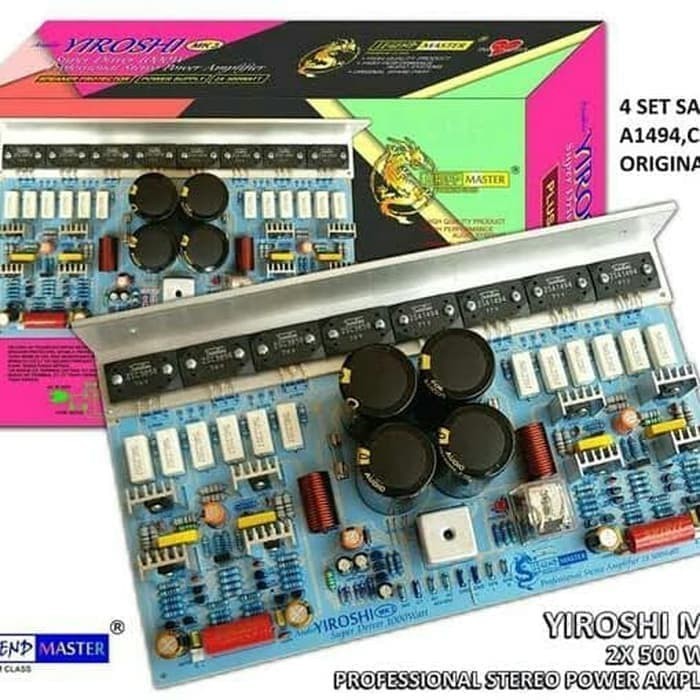 Jual Kit Power Yiroshi Mk3 1000W Stereo Amplifier Plus Psu Protekto